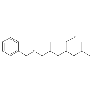 ({[4-(Bromomethyl)-2,6-dimethylheptyl]oxy}methyl)benzene结构式