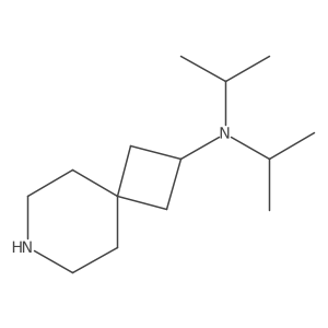N,N-bis(propan-2-yl)-7-azaspiro[3.5]nonan-2-amine结构式