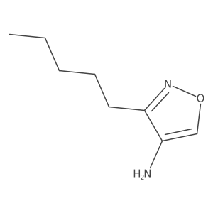 3-Pentylisoxazol-4-amine结构式
