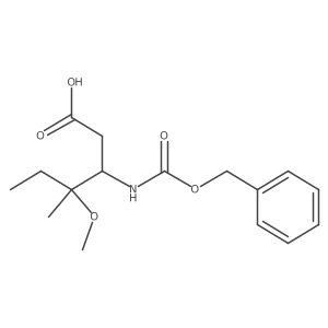3-{[(Benzyloxy)carbonyl]amino}-4-methoxy-4-methylhexanoic acid Structure