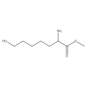 Methyl 2-amino-7-hydroxyheptanoate Structure