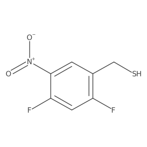 (2,4-Difluoro-5-nitrophenyl)methanethiol结构式