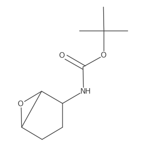 tert-butyl N-{6-oxabicyclo[3.1.0]hexan-2-yl}carbamate结构式