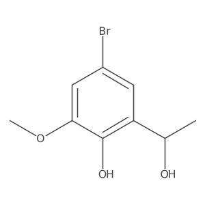 4-bromo-2-[(1S)-1-hydroxyethyl]-6-methoxyphenol Structure