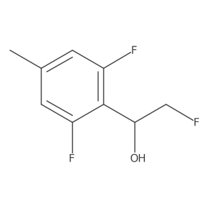 1-(2,6-Difluoro-4-methylphenyl)-2-fluoroethan-1-ol结构式