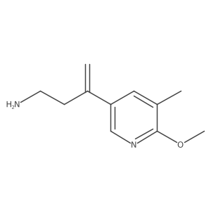 3-(6-Methoxy-5-methylpyridin-3-yl)but-3-en-1-amine Structure