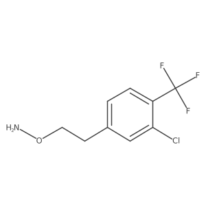 O-{2-[3-chloro-4-(trifluoromethyl)phenyl]ethyl}hydroxylamine结构式