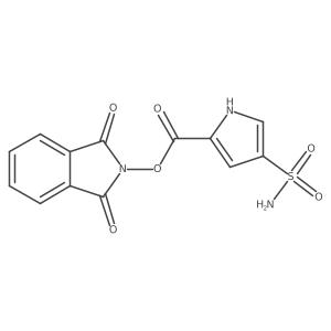 1,3-dioxo-2,3-dihydro-1H-isoindol-2-yl 4-sulfamoyl-1H-pyrrole-2-carboxylate Structure