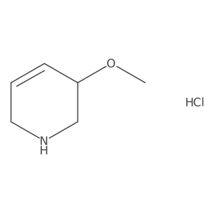 3-Methoxy-1,2,3,6-tetrahydropyridine;hydrochloride结构式