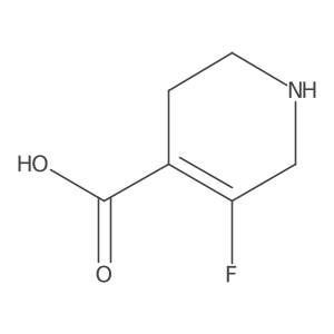 5-Fluoro-1,2,3,6-tetrahydropyridine-4-carboxylic acid Structure