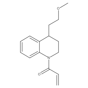 1-[4-(2-Methoxyethyl)-3,4-dihydro-2H-quinolin-1-yl]prop-2-en-1-one结构式