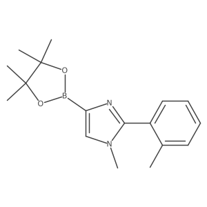 1-Methyl-4-(4,4,5,5-tetramethyl-1,3,2-dioxaborolan-2-yl)-2-(o-tolyl)-1H-imidazole Structure