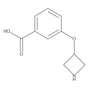 3-(Azetidin-3-yloxy)benzoic acid Structure