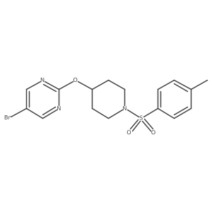 5-Bromo-2-{[1-(4-methylbenzenesulfonyl)piperidin-4-yl]oxy}pyrimidine Structure