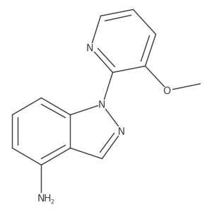 1-(3-methoxypyridin-2-yl)-1H-indazol-4-amine Structure