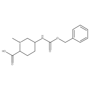 5-{[(Benzyloxy)carbonyl]amino}-1-methylpiperidine-2-carboxylic acid Structure
