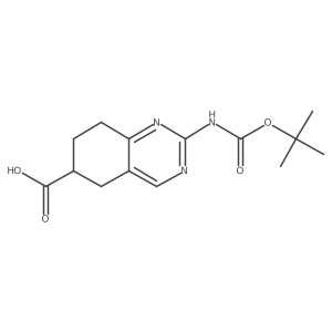 2-{[(Tert-butoxy)carbonyl]amino}-5,6,7,8-tetrahydroquinazoline-6-carboxylic acid Structure