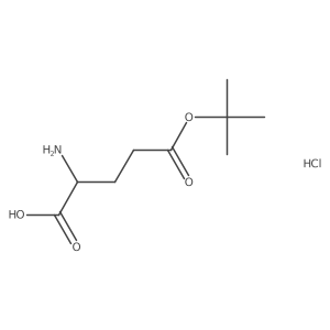 (S)-2-Amino-5-(tert-butoxy)-5-oxopentanoic acid hydrochloride结构式