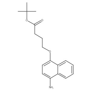 Tert-butyl 4-[(4-aminonaphthalen-1-yl)oxy]butanoate Structure