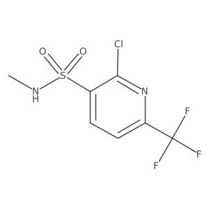 2-Chloro-6-trifluoromethyl-pyridine-3-sulfonic acid methylamide结构式