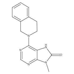 9-methyl-6-(1,2,3,4-tetrahydroisoquinolin-2-yl)-8,9-dihydro-7H-purin-8-one Structure
