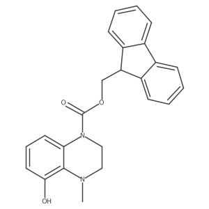 (9H-fluoren-9-yl)methyl 5-hydroxy-4-methyl-1,2,3,4-tetrahydroquinoxaline-1-carboxylate Structure
