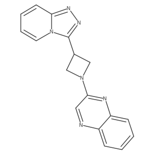 2-(3-{[1,2,4]Triazolo[4,3-a]pyridin-3-yl}azetidin-1-yl)quinoxaline Structure