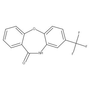 8-(Trifluoromethyl)dibenzo[b,f][1,4]oxazepin-11(10H)-one结构式