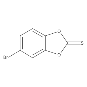 5-Bromobenzo[d][1,3]dioxole-2-thione结构式