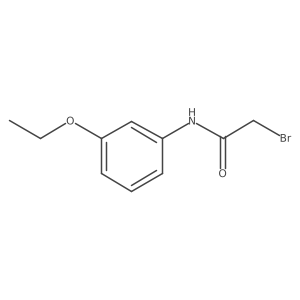 2-Bromo-N-(3-ethoxyphenyl)acetamide Structure