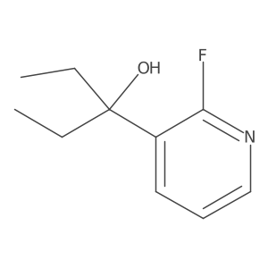 I+/-,I+/--Diethyl-2-fluoro-3-pyridinemethanol结构式