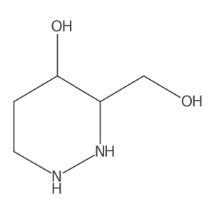 (3R,4S)-3-(Hydroxymethyl)hexahydropyridazin-4-ol Structure