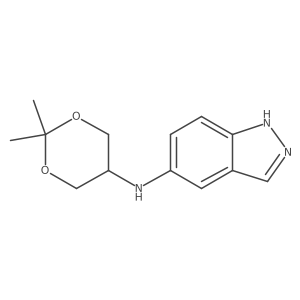 N-(2,2-dimethyl-1,3-dioxan-5-yl)-1H-indazol-5-amine Structure