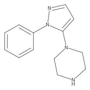 1-(2-Phenylpyrazol-3-yl)piperazine Structure