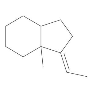 rel-(3aR,7aR)-1-Ethylideneoctahydro-7a-methyl-1H-indene结构式