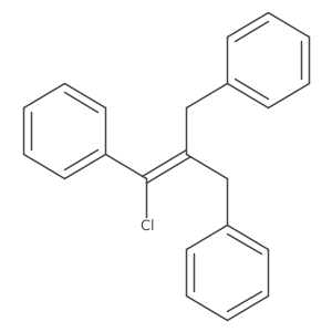 Benzene, 1,1a(2)-[2-(chlorophenylmethylene)-1,3-propanediyl-1,1-d2]bis-, (E)- Structure