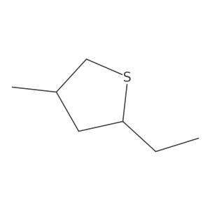 (2S,4S)-2-Ethyl-4-methylthiolane结构式