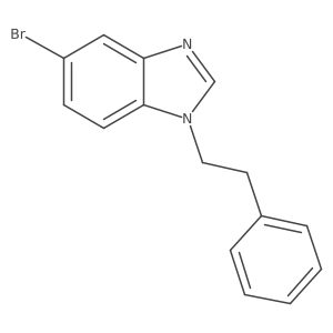 5-bromo-1-phenethyl-1H-benzo[d]imidazole Structure