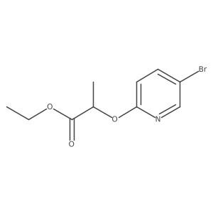 Ethyl 2-[(5-bromopyridin-2-yl)oxy]propanoate Structure