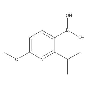 2-Isopropyl-6-methoxypyridin-3-ylboronic acid Structure