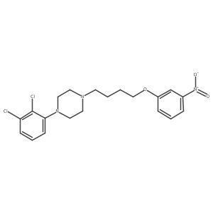 1-(2,3-Dichlorophenyl)-4-(4-(3-nitrophenoxy)butyl)piperazine Structure