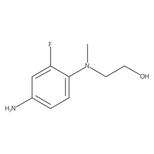 2-((4-Amino-2-fluorophenyl)(methyl)amino)ethanol Structure