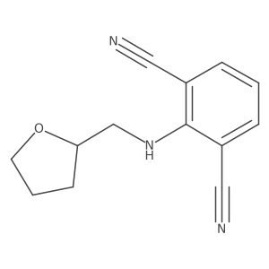 2-[(Tetrahydro-2-furanylmethyl)amino]isophthalonitrile Structure