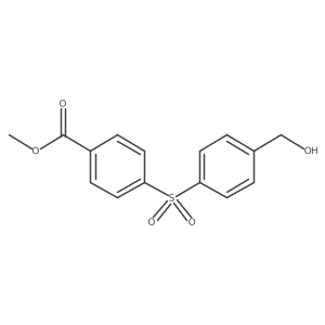 Methyl 4-[[4-(hydroxymethyl)phenyl]sulfonyl]benzoate结构式