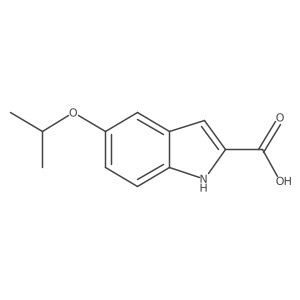5-propan-2-yloxy-1H-indole-2-carboxylic acid结构式