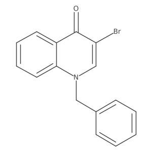 3-Bromo-1-(phenylmethyl)-4(1H)-quinolinone Structure