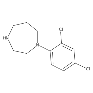 1-(2,4-Dichlorophenyl)-1,4-diazepane结构式