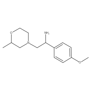 I+/--(4-Methoxyphenyl)-2-methyl-4-morpholineethanamine结构式