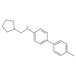 [6-(4-Fluorophenyl)pyridazin-3-yl](oxolan-2-ylmethyl)amine结构式