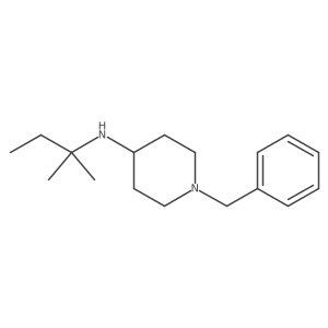 1-benzyl-N-(2-methylbutan-2-yl)piperidin-4-amine Structure